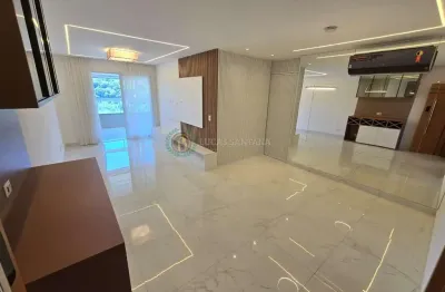 Apto alto padrão, 4 dormitórios sendo 2 suítes, sacada gourmet com vista mar, todo mobiliado, 3 vagas de garagem demarcadas, lazer completo, 300m da praia, zona 1