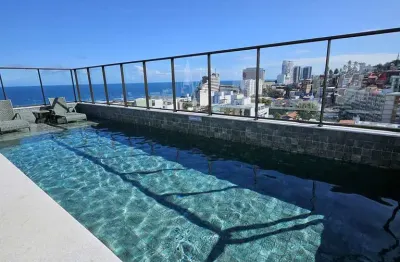 Apartamento quarto e sala no  house ondina, 1 quarto, 25 m² - salvador/ba