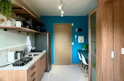 Quarto e sala no house ondina, 1 quarto, 22.5 m² - salvador/ba