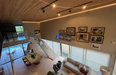 Casa à venda alphaville ii salvador r$ 6.300.000,00 nova, moderna, decorada, 4 suítes, piscina com área gourmet, energia fotovoltaica