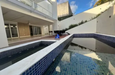 Casa à venda alphaville ii salvador r$ 3.900.000,00 piscina, área gourmet, 4 suítes, 4 closets, sala com pé direito duplo, armários, 2 escritórios, sala de tv