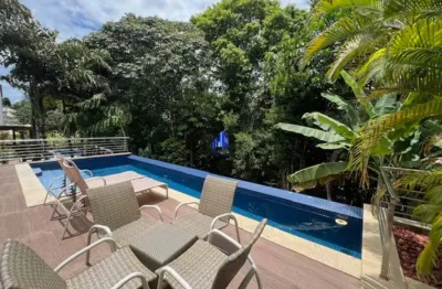 Casa à venda alphaville i salvador r$ 4.800.000,00 piscina privativa com vista para mata e espaço gourmet, 4 suítes, closet!