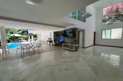 Casa à venda em alphaville i salvador r$ 3.500.000,00 piscina, espaço gourmet, 5/4 sendo 3 suítes!