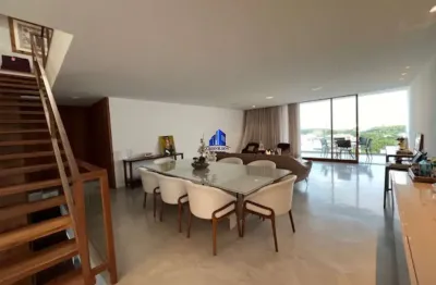 Casa à venda alphaville ii salvador r$ 3.900.000,00 piscina, espaço gourmet climatizado, sala de tv, 4 suítes, closet, área construída 380 m²!