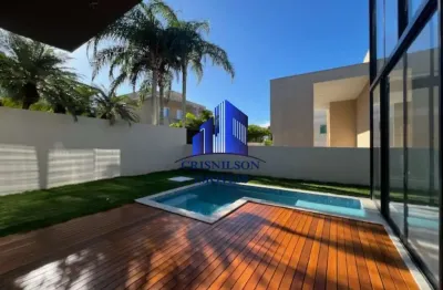Casa á venda alphaville litoral norte i r$ 2.200.000,00 nova, 5 suítes, área construída 280 m², terreno 500 m², garagem fechada para 04 carros