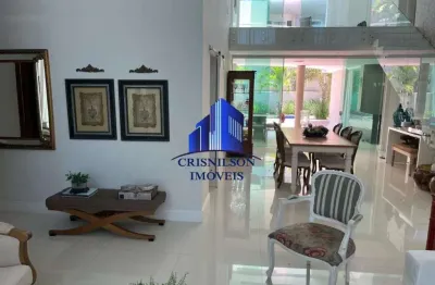 Casa à venda em alphaville litoral norte i r$ 2.200.000,00, energia fotovoltaica, 5/4 sendo 4 suítes, piscina, área gourmet