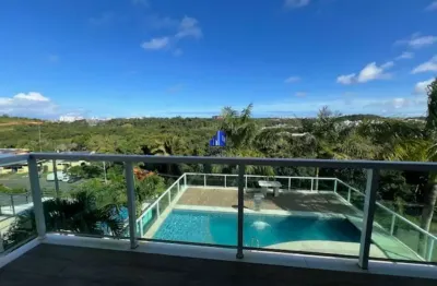 Casa à venda alphaville ii salvador r$ 5.200.000,00 porteira fechada, mobiliada, móveis novos, 4 suítes, 4 closets, melhor localização do condomínio