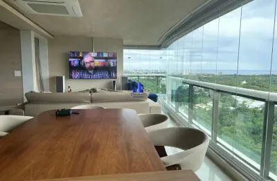 Le parcà venda apartamento de 248 m², super decorado r$ 3.800.000,00, vista mar, 4 suítes, 4 vagas de garagem soltas, armários, depósito, dependência!