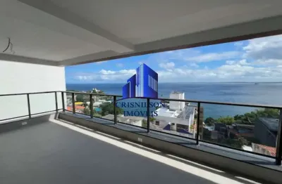 Apartamento à venda ladeira da barra mansão carybé r$ 2.599.000,00 vista mar, varanda, 3 suítes, 2 garagens, 156 m², 1 por andar, novo!