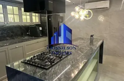 Casa à venda alphaville i salvador r$ 8.500.000,00 nova, decorada, piscina, armários, 5 suítes senda 1 suíte máster com closet e banheira, área construída 600 m², terreno 1.080 m².