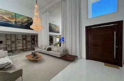 Casa à venda alphaville i salvador r$ 6.900.000,00, nova, decorada, porteira fechada, móveis novos, piscina, área gourmet, terraço, 5 suítes!