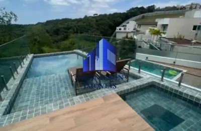 Casa à venda alphaville salvador ii r$ 3.700.000,00, nova, decorada, 4 suítes, 4 closet, banheira, energia fotovoltaica, piscina, espaço gourmet