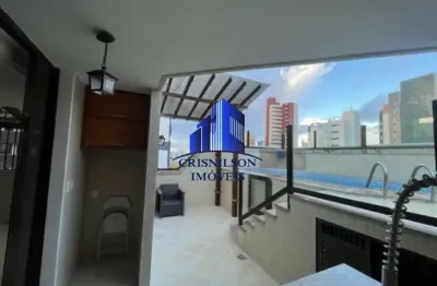 Cobertura à venda edifício ilha de prata, caminho das árvores r$ 1.215.000, piscina, espaço gourmet, 3/4 sendo 1 suíte, 200 m², armários!