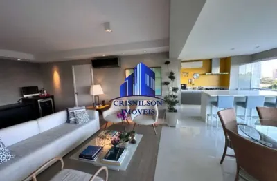 Apartamento à venda em greenville etco r$ 1.900.000,00, vista mar, 4/4 sendo 3 suítes, super decorado, 172,66m²