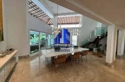 Casa à venda em alphaville i salvador r$ 6.000.000,00, piscina com espaço gourmet integrado, energia fotovoltaica, 5 suítes!
