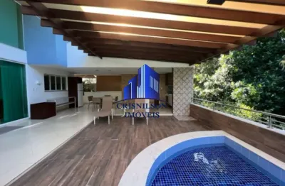 Casa à venda alphaville i salvador r$ 4.200.000,00, piscina com área gourmet, 4 suítes, armários