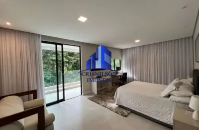 Casa à venda alpahville i salvador r$ 4.950.000,00, energia fotovoltaica, 4 suítes, varandas, armários novos, piscina, espaço gourmet!