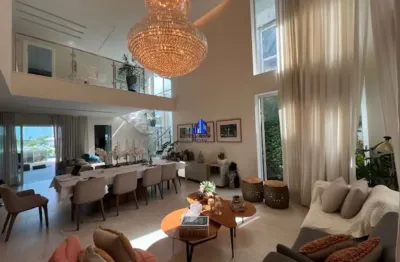 Casa à venda alphaville ii salvador r$ 4.350.000,00 porteira fechada, piscina, área gourmet, 4 suítes com closet, hidro, mezanino, energia solar!