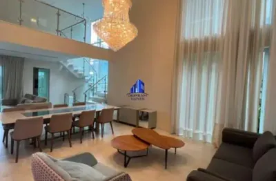 Casa à venda alphaville ii salvador r$ 4.350.000,00 porteira fechada, piscina, área gourmet, 4 suítes com closet, hidro, mezanino, energia solar!