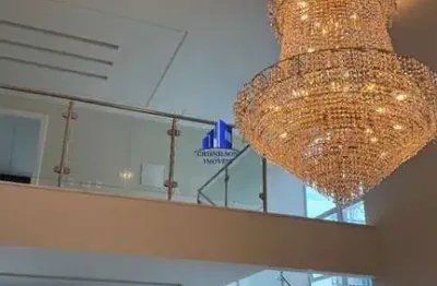 Casa à venda alphaville ii salvador r$ 4.350.000,00 porteira fechada, piscina, área gourmet, 4 suítes com closet, hidro, mezanino, energia solar!