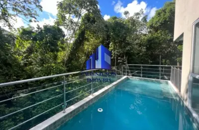 Casa à venda alphaville i salvador r$ 4.300.000,00, porteira fechada, projeto david bastos, 5 suítes sendo suíte master com 2 banheiros e 2 closets!