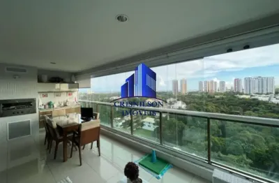 Apartamento à venda r$ 2.750.000,00, le parc, 195m², vista mar, 4 suítes, varanda gourmet, depedência, 4 vagas soltas, armários, vista mar, depósito.