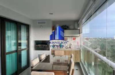 Apartamento à venda le parc 195 m², vista mar, r$ 2.800.000,00, 4 suítes, closet, armários, 4 garagens soltas, dependência!