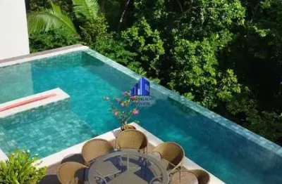 Casa à venda alphaville i salvador r$ 5.000.000,00, quatro suítes, 3 closets, sala ampla com pé direito duplo, piscina, espaço gourmet!