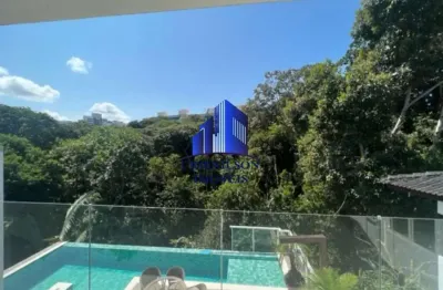 Casa à venda alphaville i salvador r$ 5.000.000,00, quatro suítes, 3 closets, sala ampla com pé direito duplo, piscina, espaço gourmet!