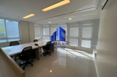 Salas comerciais à venda alpha business alphaville r$ 3.700.000,00, conjunto de 10 salas comerciais mobiliadas, área de 404,00 m², 10 vagas garagens!