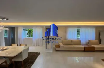 Casa à venda alphaville ii salvador r$ 4.350.000,00, terreno plano, 4 suítes, suíte máster com closte e hidro, piscina com gazebo e espaço gourmet!