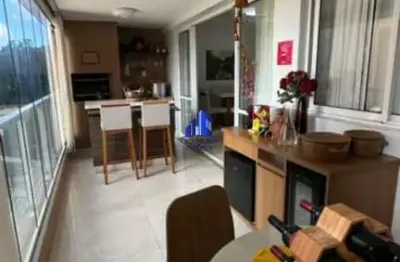 Apartamento à venda greenville platno  110,00 m², decorado, r$ 1.200.000,00 varanda gourmet, 3/4 sendo 1 suíte, gabinete, 2 vagas de garagem!