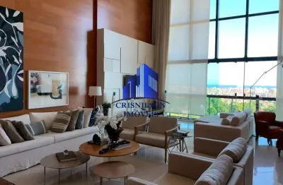 Apartamento à venda villaggio panamby, horto florestal, r$ 3.850.000,00, porteira fechada, nascente, andar alto, 280,54 m², 4 suítes, 4 garagens!