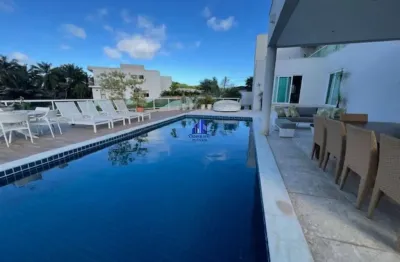Casa à venda alphaville ii salvador, r$ 5.750.000,00, piscina com espaço gourmet grande, porteira fechada, 4 suítes , 4 closets!