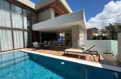 Casa à venda alphaville i r$ 7.300.000,00 energia solar suíte máster com closet, 4 suítes, piscina, área gourmet, casa 580,00 m², terreno 750,00 m²,