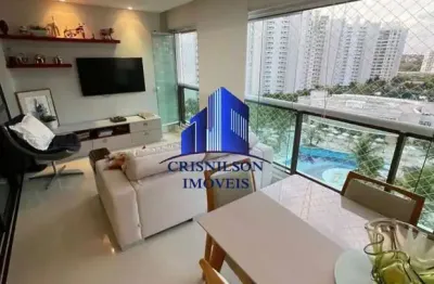 Apartamento à venda le parc salvador, 195 m², decorado, r$ 2.850.000,00, 4 suítes, closet, armários, 4 garagens!