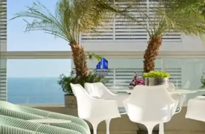 Apartamento à venda solaire ladeira da barra, r$ 10.800.000,00 porteira fechada, 1 por andar, alto luxo, vista mar para baía de todos santos!