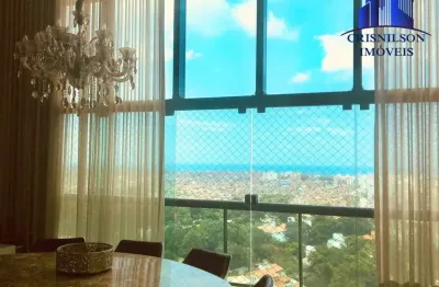 Apartamento à venda villaggio panamby vista mar, r$ 3.515.000,00, decorado, 289 m², maravilhoso!
