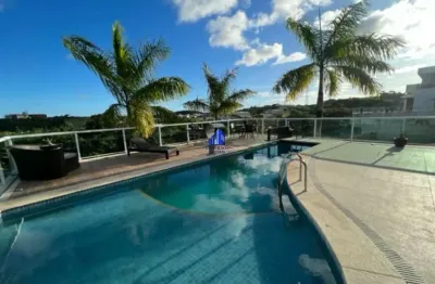 Casa à venda alphaville ii salvador r$ 5.250.000,00, decorada, 630 m² de área construída, 4 suítes com closets, suíte máster com varanda!