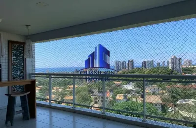 Apartamento à venda greenville etco r$ 1.915.000,00, 172 m², 4/4 sendo 3 suítes, vista mar, armários!