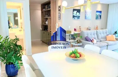 Apartamento à venda le parc, 175,00 m², decorado, r$ 2.420.000,00, 3 suítes sendo 1 suíte máster com closet, 3 garagens, projeto iluminação!