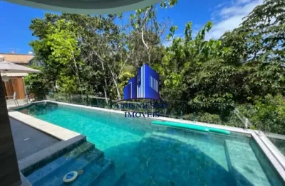 Casa alphaville salvador i r$ 7.800.000,00, projeto moderno, decorada, 7 suítes, piscina espaço gourmet, energia fotovoltaica!