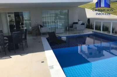 Casa à venda alphaville salvador ii, r$ 3.900.000,00,  armários, piscina, espaço gourmet,  4 suítes,  varandas, área construída 380,00 m²!