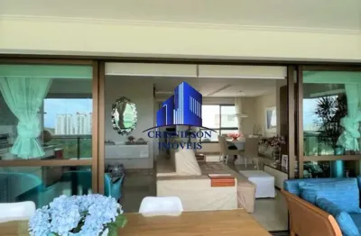 Apartamento à venda le parc 173 m², vista mar, r$ 2.465.000,00, andar alto, 4 vagas soltas de garagem, 4/4 sendo 3 suítes!
