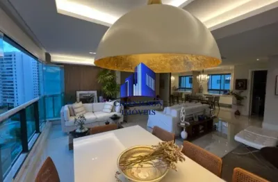 Apartamento à venda le parc, 2.460.000,00, nascente, 166 m², decorado, andar alto, 4/4 revertido para 3 suítes!