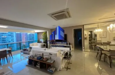 Apartamento à venda le parc salvador, r$ 2.475.000,00, vista para o clube, decorado, nascente, armários, 3 suítes,166,00 m²!