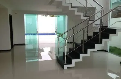 Casa à venda alphaville litoral norte i, r$ 1.750.000,00, excelente, 4 suítes, piscina nova!