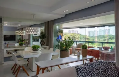 Apartamento à venda manhattan soho r$ 1.200.000,00 melhor prumada, 4/4 sendo 1 suíte, varanda gourmet, 120 m², dependência, 2 vagas de garagem.