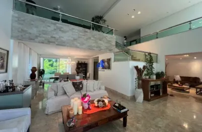 Casa à venda em condomínio alphaville i salvador, r$ 5.300.000,00, decorada, 5 suítes, 720 m², armários, garagem grande, piscina!
