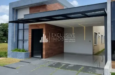 Leidiani souza vende: casa no condomínio porto marina, 3/4 sendo 01 suíte, com 110m²